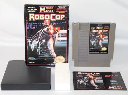 RoboCop NES Nintendo Complete CIB Authentic! Good Condition! Rare!