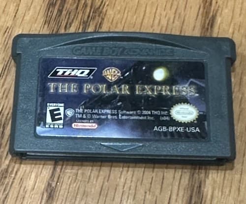 Nintendo Game Boy Advance The Polar Express Authentic Tested & Working GBA