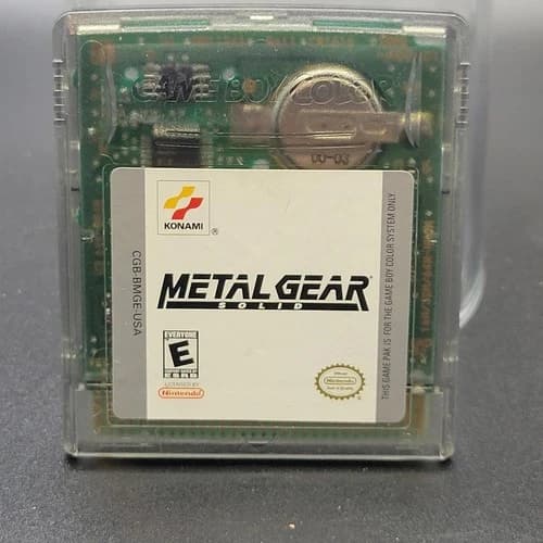 Nintendo Gameboy Color Metal Gear Solid