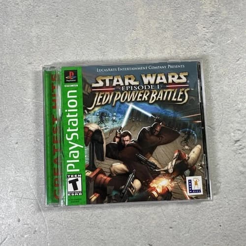 Star Wars Episode I Jedi Power Battles PlayStation 1 PS1 Complete With Manual