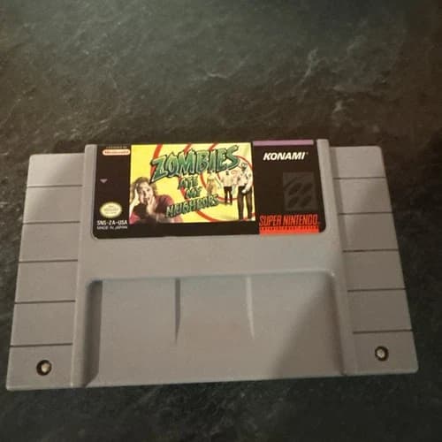 Zombies Ate My Neighbors Super Nintendo SNES Game Cart Only Tested Vintage