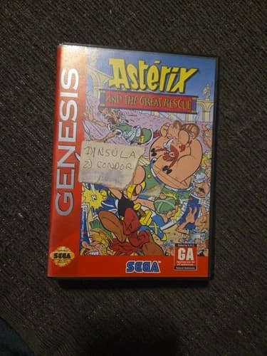 Asterix and the Great Rescue (Sega Genesis, 1994) Complete