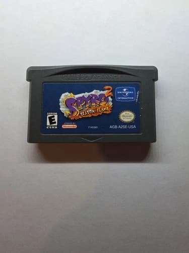Spyro 2 Season Of Flame Nintendo Gameboy Advance Tested & Authentic