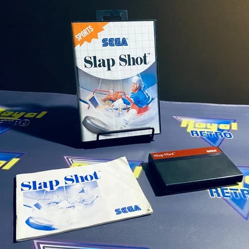 Slap Shot (Sega Master System SMS, 1990) CIB Complete Tested