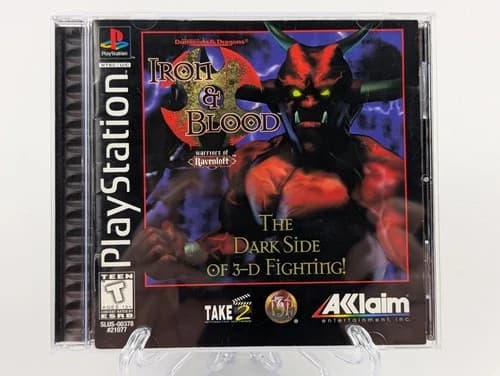 Dungeons & Dragons Iron and Blood (Sony PlayStation 1 PS1)➡️CIB-Tested-Nice📀!
