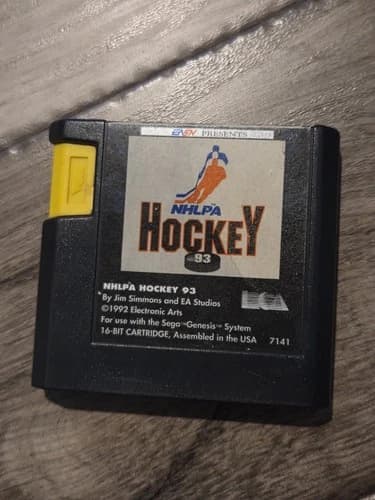 NHLPA Hockey '93 (Sega Genesis, 1992) CART ONLY