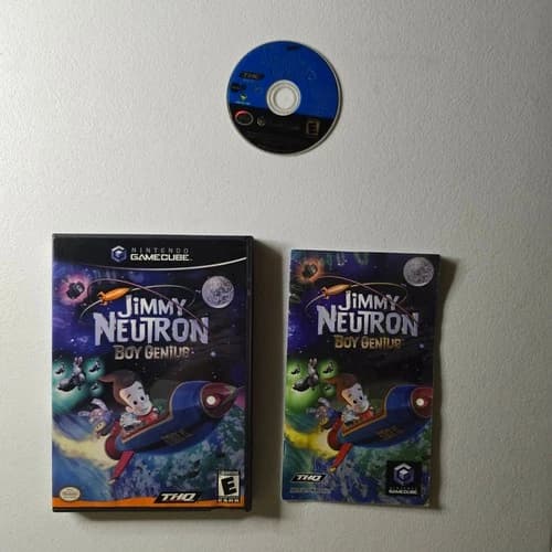Jimmy Neutron Boy Genius Nintendo GameCube Video Game Multiplayer