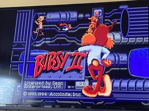 Bubsy II (Sega Genesis, 1994) -- BUSBY 2 for GENESIS