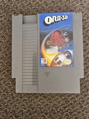 ORB-3D (Nintendo NES, 1990) Authentic