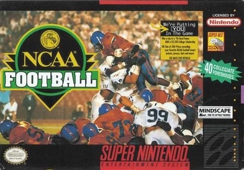 Ncaa Football - SNES Super Nintendo Game