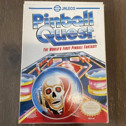 PINBALL QUEST Nintendo NES Complete CIB