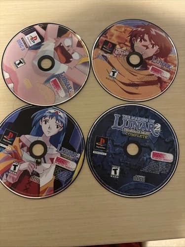 Lunar 2: Eternal Blue Complete (PlayStation 1, 2000) Disc Only