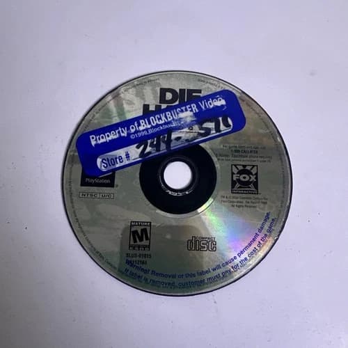 Die Hard Trilogy Sony Playstation 1 PS1 Disc Only