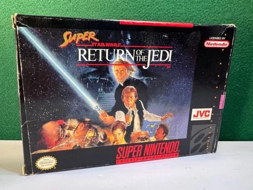 Super Star Wars: Return of the Jedi (Super Nintendo SNES, 1994) JVC Complete CIB