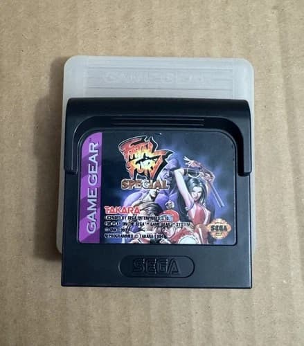 Fatal Fury Special (Sega Game Gear, 1993) Game Cart - Tested
