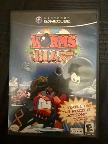 Worms Blast (Nintendo GameCube, 2002) COMPLETE CIB TESTED