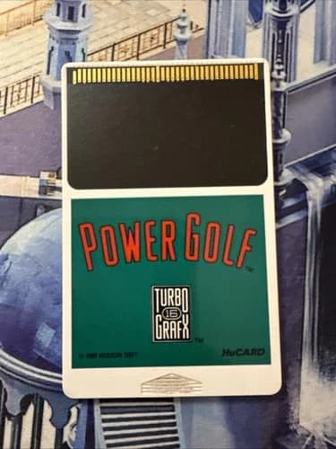 Power Golf - Authentic (Turbografx 16) HuCard Game Cart - US Version