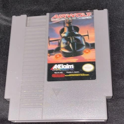 Acclaim Airwolf Nintendo NES Game Cartridge NTSC-U/C (US/Canada)