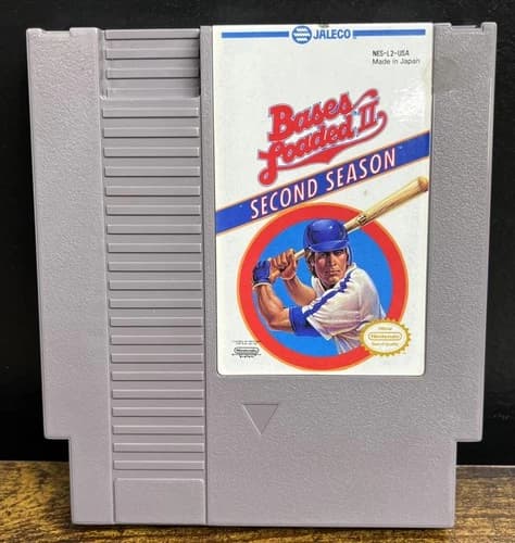 Bases Loaded II: Second Season (Nintendo NES, 1990) Free Shipping