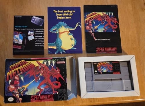 Super Metroid Super Nintendo SNES Complete In Box CIB