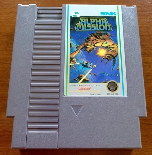 Alpha Mission - Authentic Nintendo NES - Tested/Working