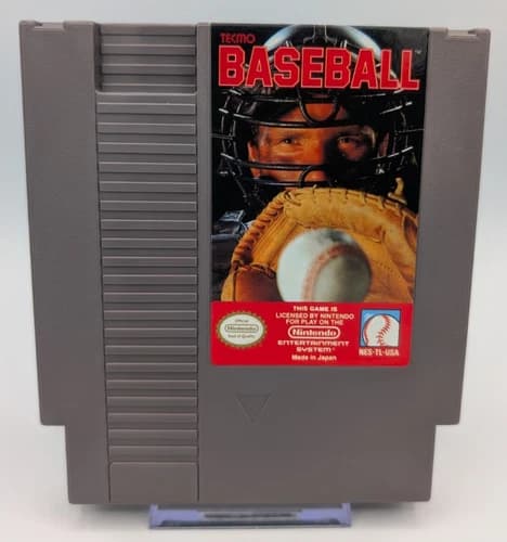 Tecmo Baseball (Nintendo Entertainment System, NES, 1989) - Authentic - Tested