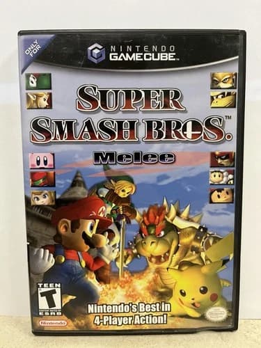 Super Smash Bros Melee (Nintendo GameCube, 2001) NTSC-U