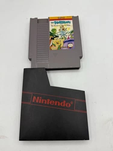 Flintstones The Rescue of Dino and Hoppy (Nintendo NES, 1991) Authentic Tested