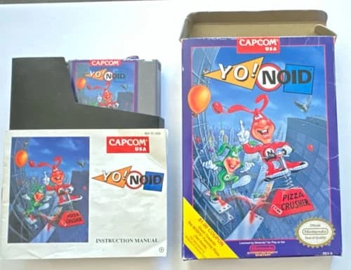 Capcom Yo! Noid Nintendo NES Game Original Box Manual Included
