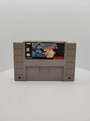 Ken Griffey Jr.'s Winning Run Super Nintendo SNES Authentic Tested Loose