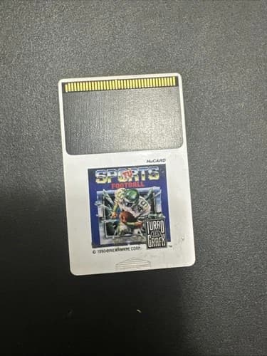 TV Sports Football (TurboGrafx-16, 1990) CART ONLY-SEE ALL PHOTOS-TESTED