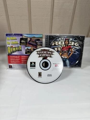 NHL Rock the Rink PlayStation (PS1), Complete, Tested Working, Excellent Cond