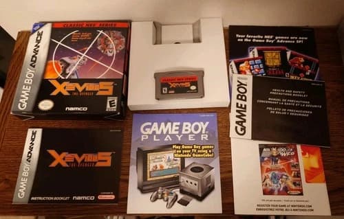 Xevious COMPLETE CIB Classic NES Series Nintendo Game Boy Advance 2004 GBA Shmup