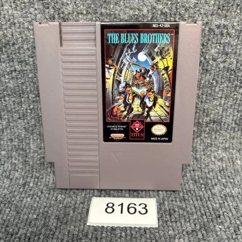 The Blues Brothers NES Cartridge Only VGC Tested Works Nintendo Entertainment