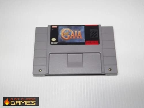 AUTHENTIC! Illusion of Gaia - GAME ONLY - SUPER NINTENDO SNES 44a