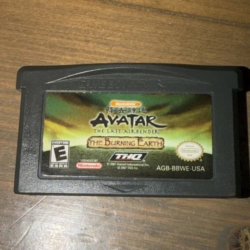 Avatar: The Last Airbender - The Burning Earth (Nintendo Game Boy Advance GBA)