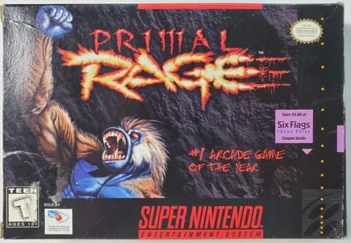 Primal Rage (Super Nintendo SNES) Complete in Box CIB