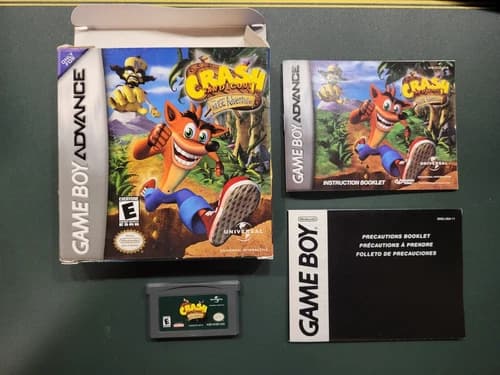 Crash Bandicoot The Huge Adventure for Gameboy Advance CIB