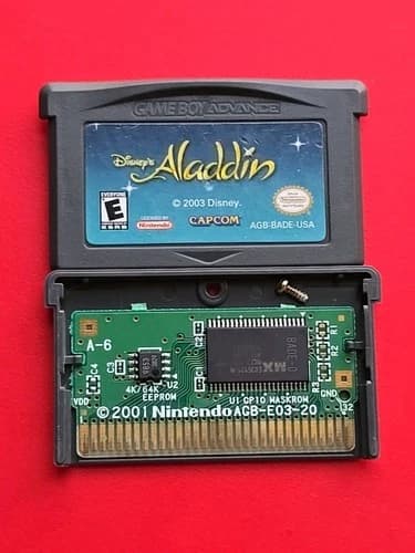 Disney's Aladdin Game Boy Advance Nintendo GBA Authentic Saves