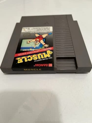 M.U.S.C.L.E. Nintendo NES Video Game 1986 Release Tested and Works