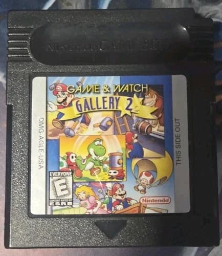 Game And Watch Gallery 2 Nintendo Game Boy Cartridge Only Works Video Game
