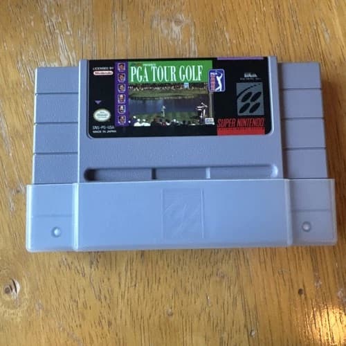 PGA Tour Golf SNES Game Authentic 16-Bit Super Nintendo