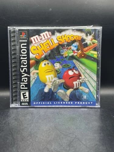 M&M's: Shell Shocked (Sony PlayStation 1, 2001) CIB Tested & Working