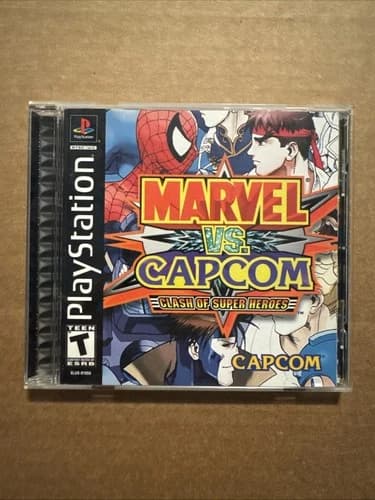 Marvel vs. Capcom: Clash of Super Heroes PlayStation 1 PS1 Complete Excellent