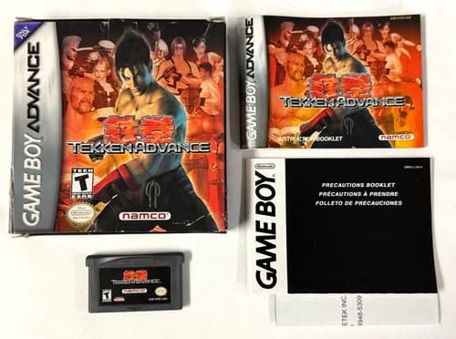 Tekken Advance (Nintendo Game Boy Advance, 2002) GBA Complete CIB Authentic