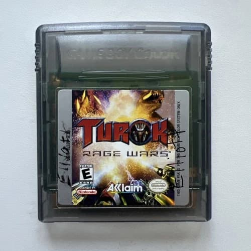 Turok: Rage Wars (Nintendo Game Boy Color, 1999) Authentic, Tested