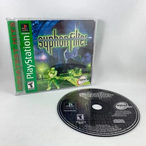 Syphon Filter (Sony PlayStation 1, 2000) PS1 Greatest Hits Shooter Complete CIB!