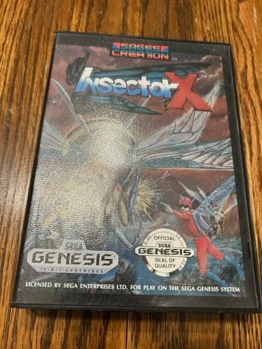 Insector X - Sega Genesis - CIB Complete With Manual Tested Working