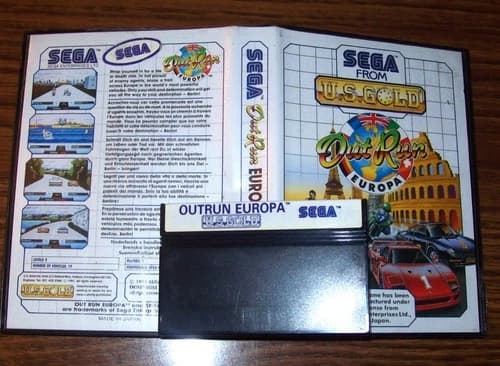 Out Run Europa Sega Master System Original Game Tested & Working