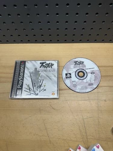 Bushido Blade 1 PS1 PlayStation 1 Disc Tested CIb Complete Black Label CIB Rare